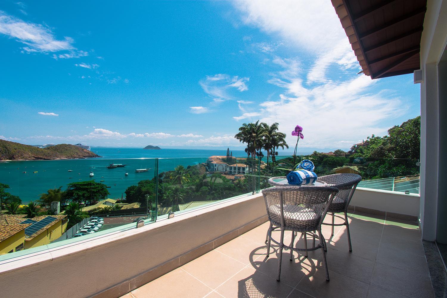 Pousada Praia Joao Fernandes Búzios Extérieur photo View from the balcony of a suite at the resort